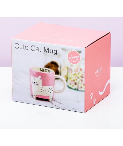 Mug Chat Rose Meow - WINKEE