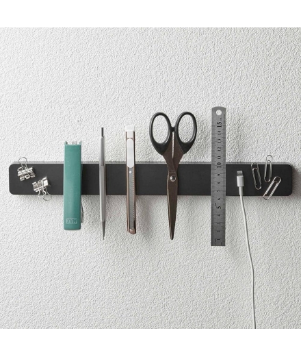 Porte-couteaux Magnétique Noir 35cm / YAMAZAKI