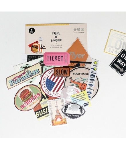 Stickers Pour Bagage Vintage - SUATELIER