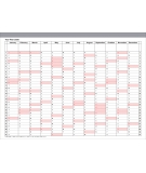 Calendrier Mensuel 2026 - MARK'S