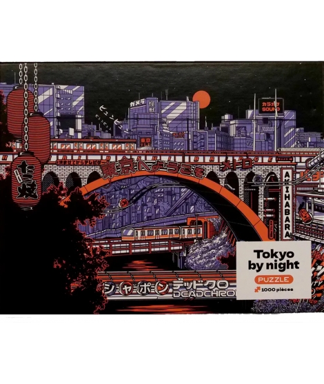 Puzzle 1000 Pièces Tokyo By Night - PAIHEME STUDIO