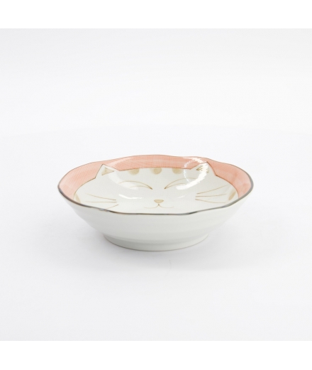Bol Japonais Kawaii Chat Rose 450ml / TOKYO DESIGN