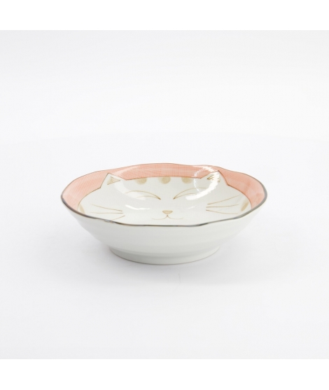 Bol Japonais Kawaii Chat Rose 450ml / TOKYO DESIGN