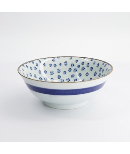 Bol Japonais 900ml Fleurs bleues / TOKYO DESIGN
