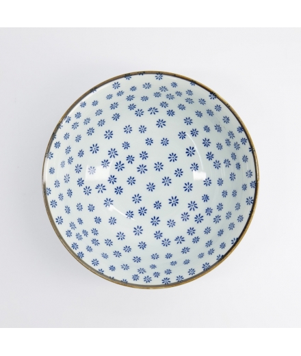 Bol Japonais 900ml Fleurs bleues / TOKYO DESIGN