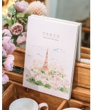 Carnet de voyage A5 Tokyo Spring - Pandydaisy