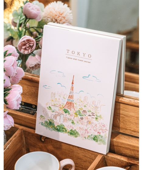 Carnet de voyage A5 Tokyo Spring - Pandydaisy