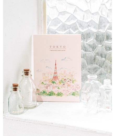 Carnet de voyage A5 Tokyo Spring - Pandydaisy