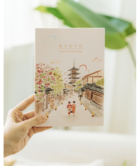 Carnet de voyage A5 Kyoto Hokanji - Pandydaisy