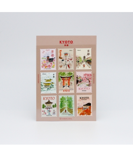 Set 9 Stickers KYOTO / PANSYDAISY