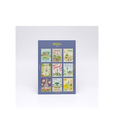 Set 9 Stickers SEOUL / PANSYDAISY