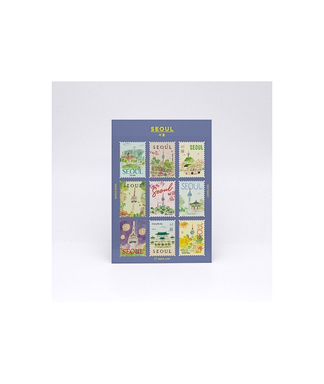 Set 9 Stickers SEOUL / PANSYDAISY