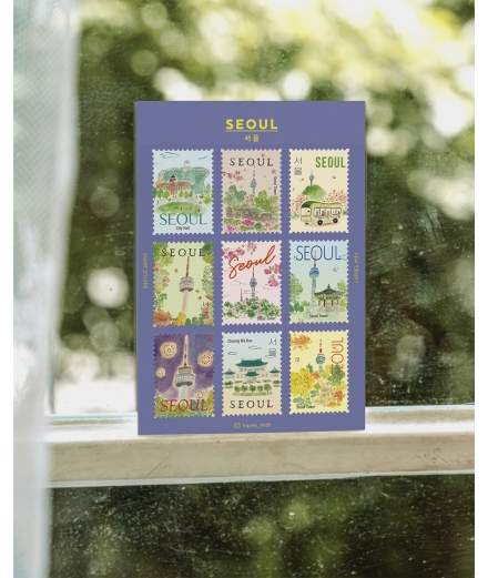 Set 9 Stickers SEOUL / PANSYDAISY