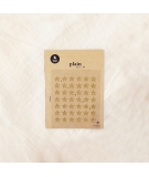 Gommettes Stickers Paillettes Etoile Dorée - SUATELIER