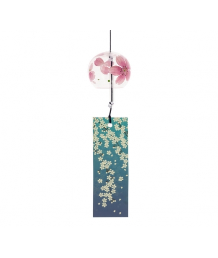 Furin En Verre Motif Sakura 