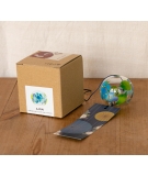 Furin En Verre Motif Ajisai 