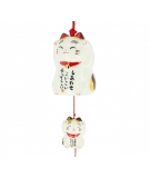 Cloche Furin Céramique Maneki Neko Calico