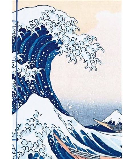 Carnet Hazan Gaufré Hokusai 18x26cm - HAZAN