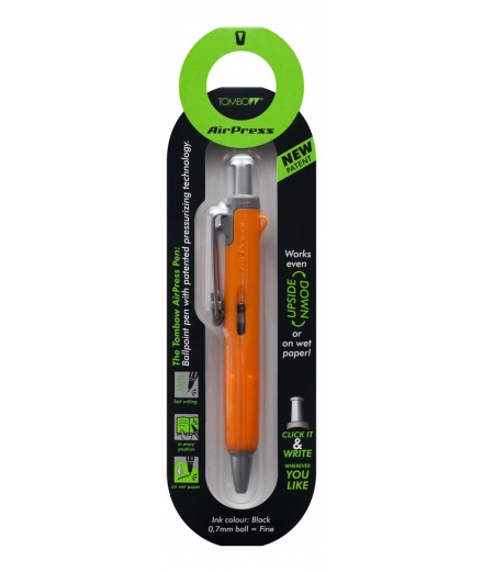 Stylo À Bille AirPress Orange 0.7mm - TOMBOW
