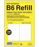 Recharge pour Carnet B6 Day's Zippé - MARK'S