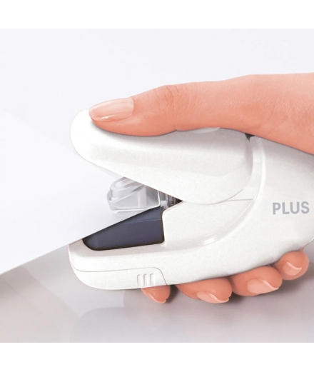 Agrafeuse Compacte Blanche Sans Agrafes - PLUS