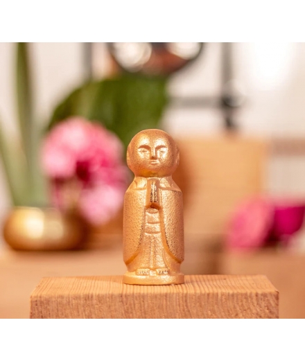 Jizo Protecteur en Fonte Or - TIERRA ZEN