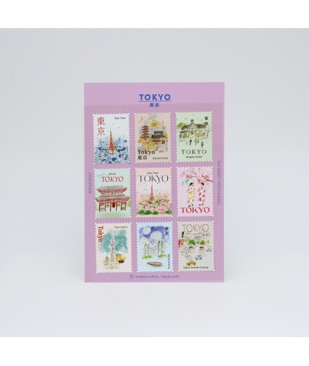 Set 9 Stickers Tokyo / PANSYDAISY