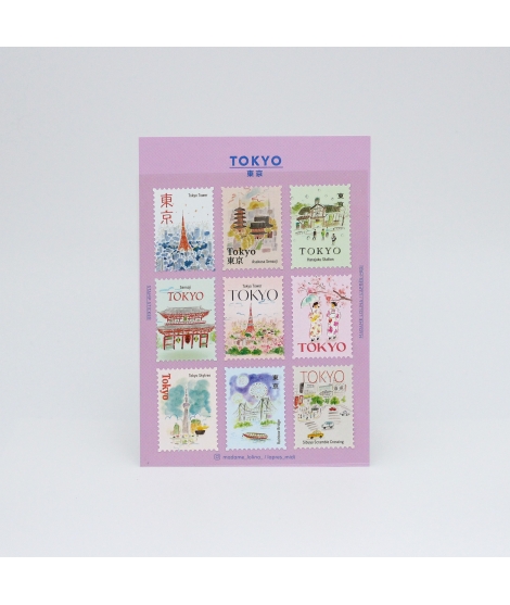 Set 9 Stickers Tokyo / PANSYDAISY