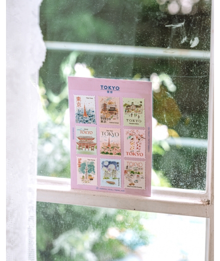 Set 9 Stickers Tokyo / PANSYDAISY