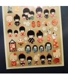Stickers Kokeshi - SUATELIER