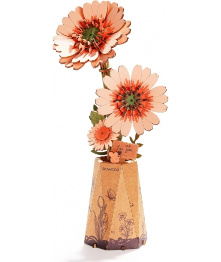 Maquette 3D Gerbera Orange - ROLIFE