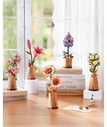 Maquette 3D Gerbera Orange - ROLIFE