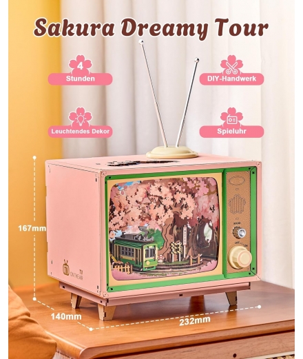 Boite A Musique DIY Sakura TV - ROLIFE