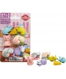 Set de Gommes Japonaises Chats et Souris - IWAKO
