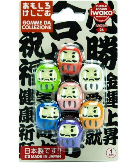 Set de Gommes Japonaises Daruma - IWAKO