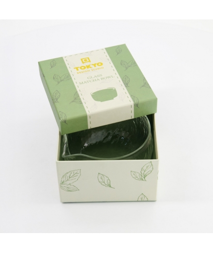 Bol à Matcha en Verre Texturé Bec Verseur - TOKYO DESIGN