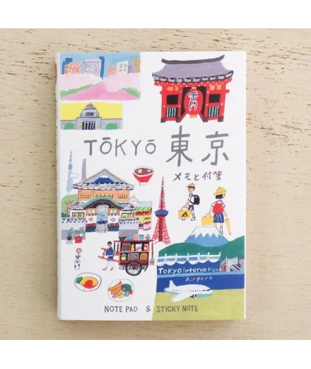 Carnet de blocs notes & post-it Tokyo//Hyogensha