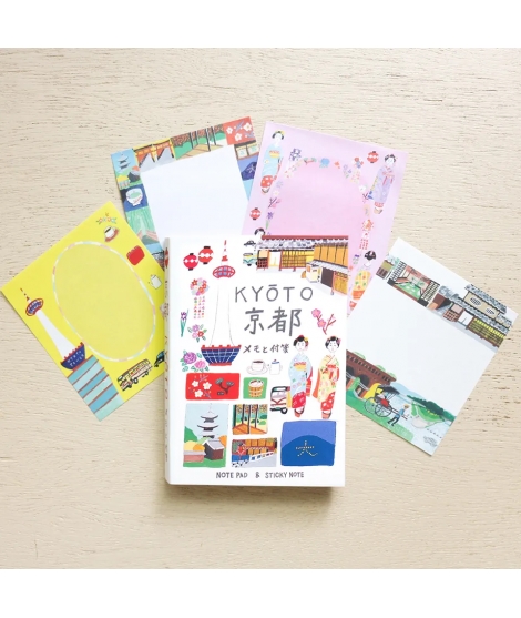 Carnet de blocs notes & post-it Kyoto//Hyogensha