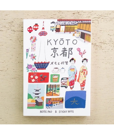 Carnet de blocs notes & post-it Kyoto//Hyogensha