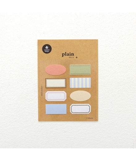 Stickers Etiquettes Plain 75 - SUATELIER