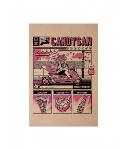 Carte Postale Candysan - PAIHEME STUDIO