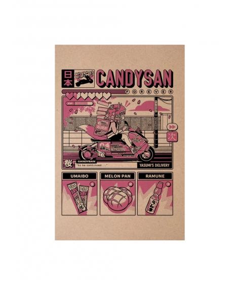 Carte Postale Candysan - PAIHEME STUDIO