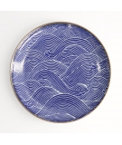 Assiette Ronde 21.5cm Seigaiha - TOKYO DESIGN