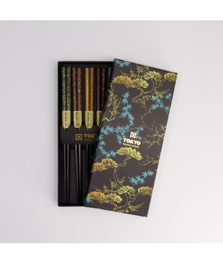 Coffret 5 Paires De Baguettes Momiji - TOKYO DESIGN