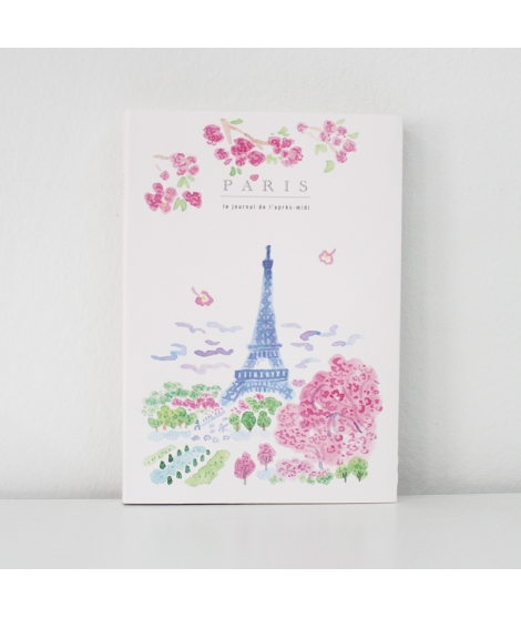 Carnet de Voyage A5 Paris Blossom- PANSYDAISY