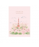 Carnet de Voyage A5 Tokyo Spring - PANSYDAISY
