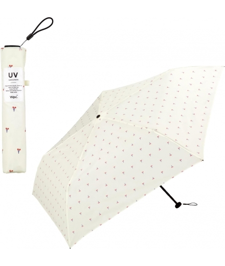 Parapluie Léger Manuel 115gr AIR-LIGHT Anti-UV Cherry - WPC