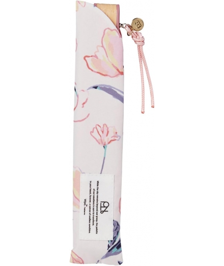 Coffret Éventail Japonais Avec Étui Rose - WPC