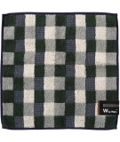 Serviette de Poche Hankachi Block Check - WPC