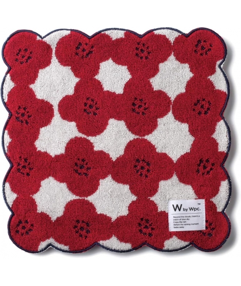 Serviette de Poche Hankachi Camelia Rouge - WPC